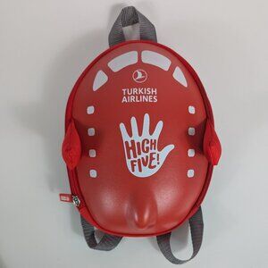 Turkish Airlines Kids High Five Airplane Mini Backpack Zip Travel Bag